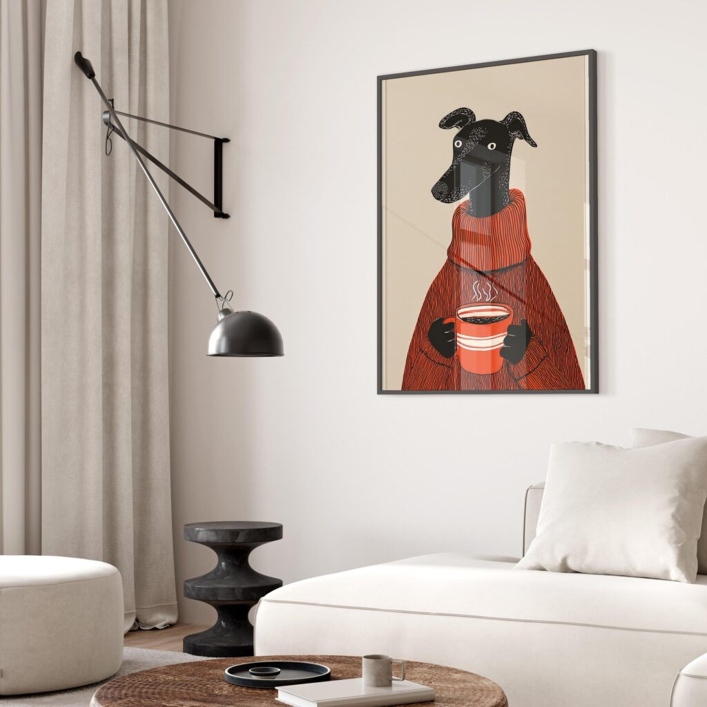 Dog Coffee Poster