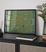 Dogs Playing Soccer Print