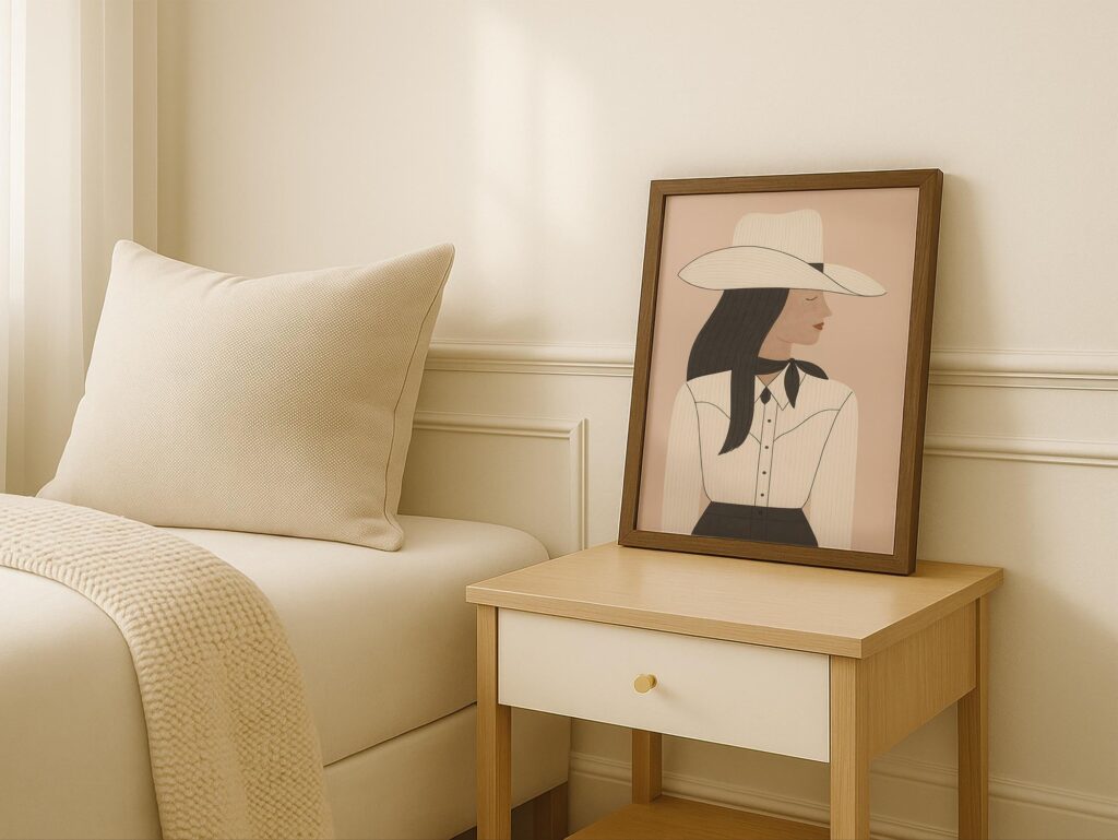 Fashion Cowgirl Print