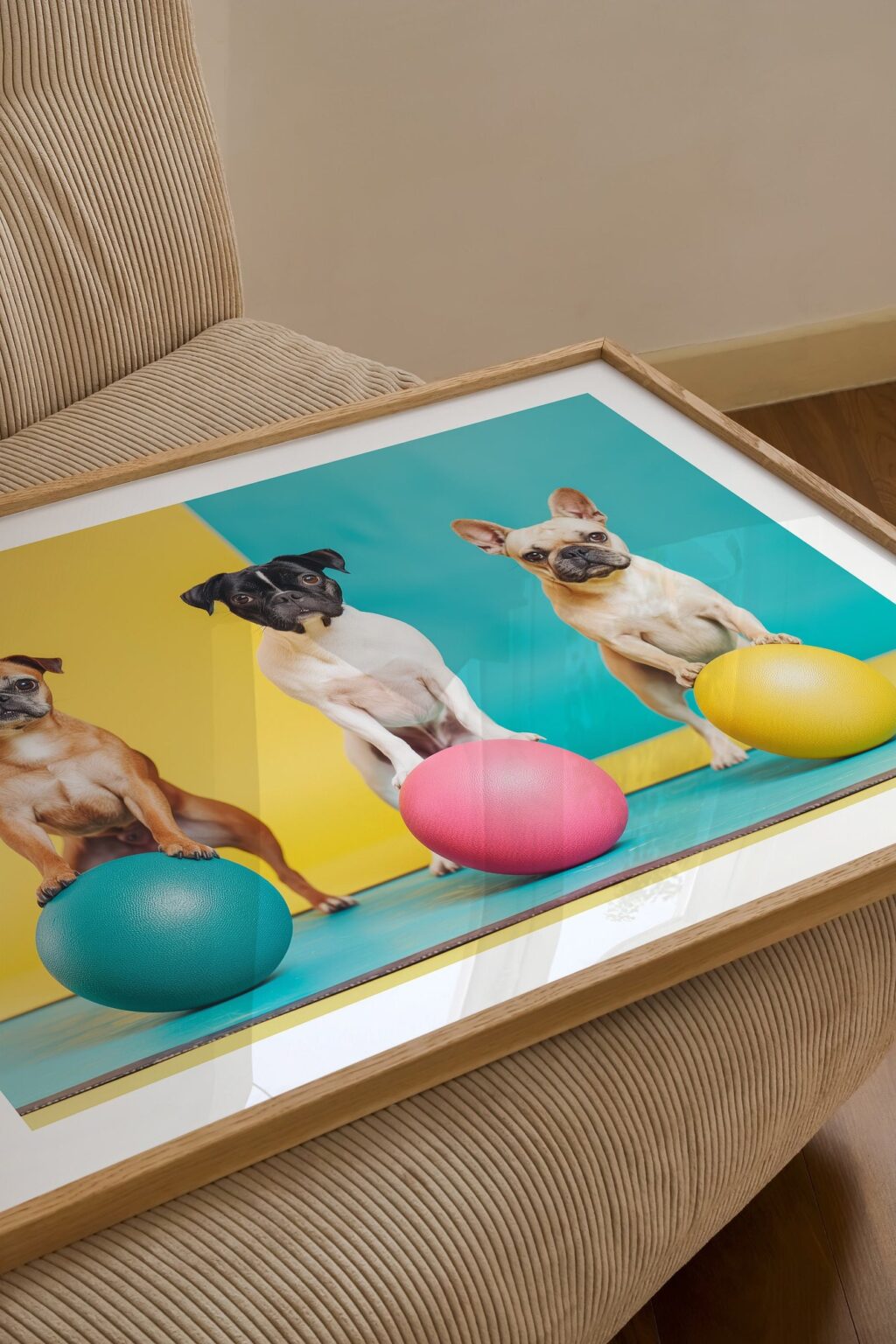 Fitness Dog Art Print