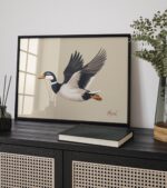 Flying Indian Runner Duck Art Print