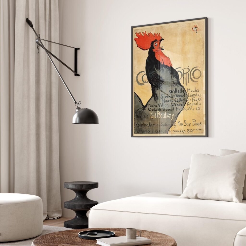 French Rooster Wall Art