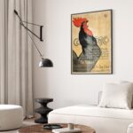French Rooster Wall Art