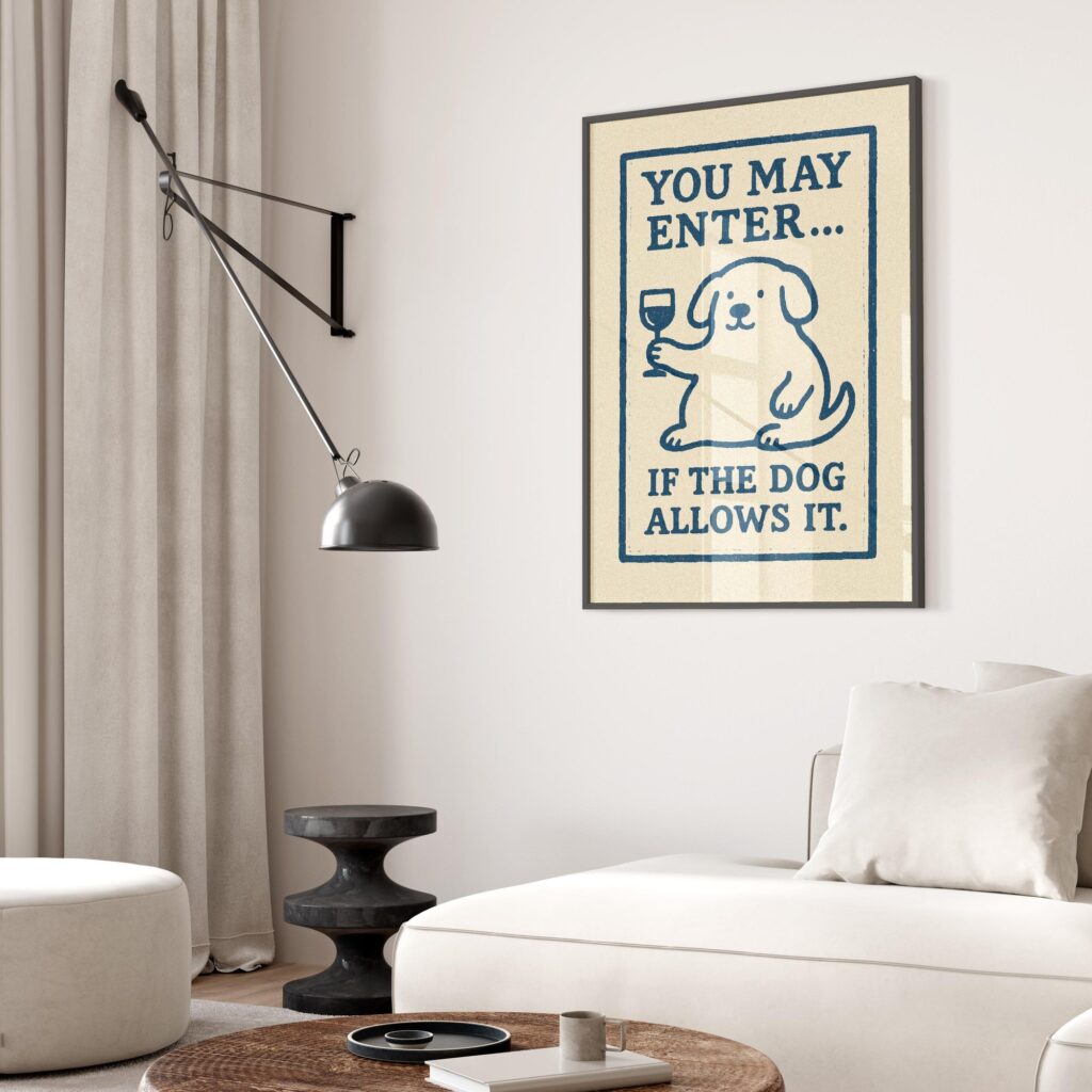 Funny Dog Guest Print