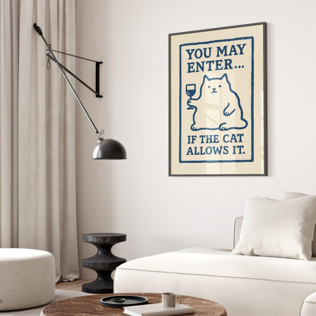 Funny Grumpy Cat Print