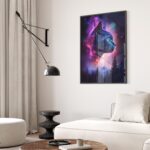 Galaxy Cat Art Print