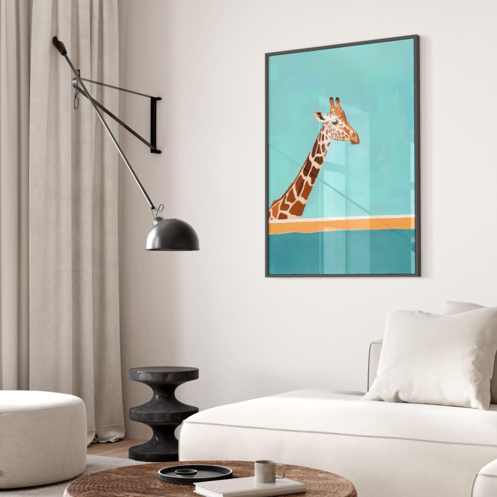 Giraffe Safari Wall Art