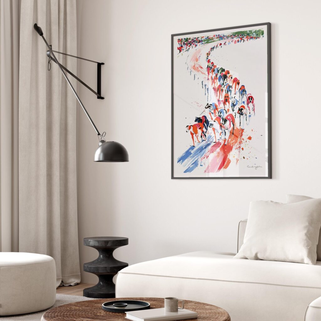 Greyhound Racing Print