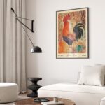 Gustav Klimt Rooster Art Print