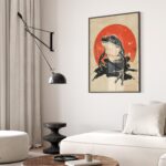 Japanese Frog Art Print