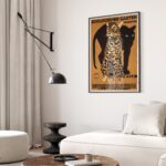 Leopard and Panther Art Print
