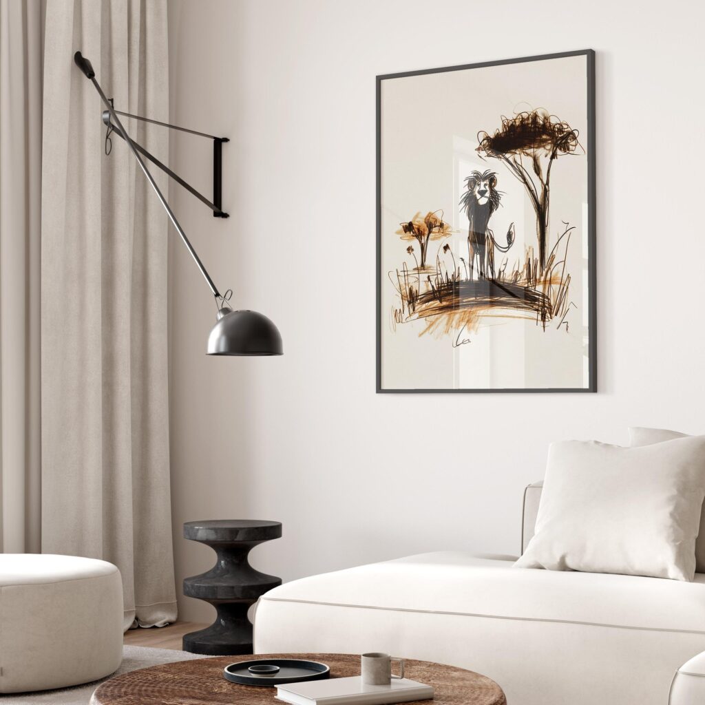 Lion Safari Poster