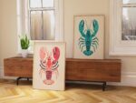 Lobster Set of 2 Prints