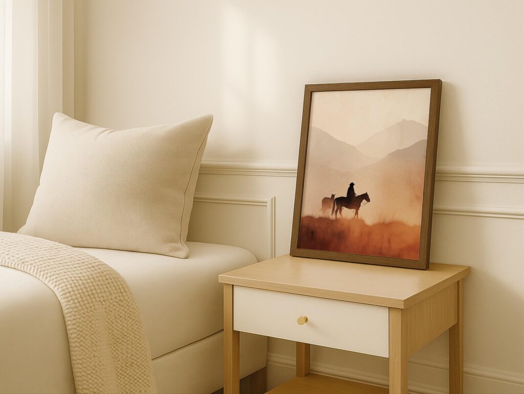 Lone Cowboy Print