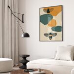 Mid Century Bee Poster