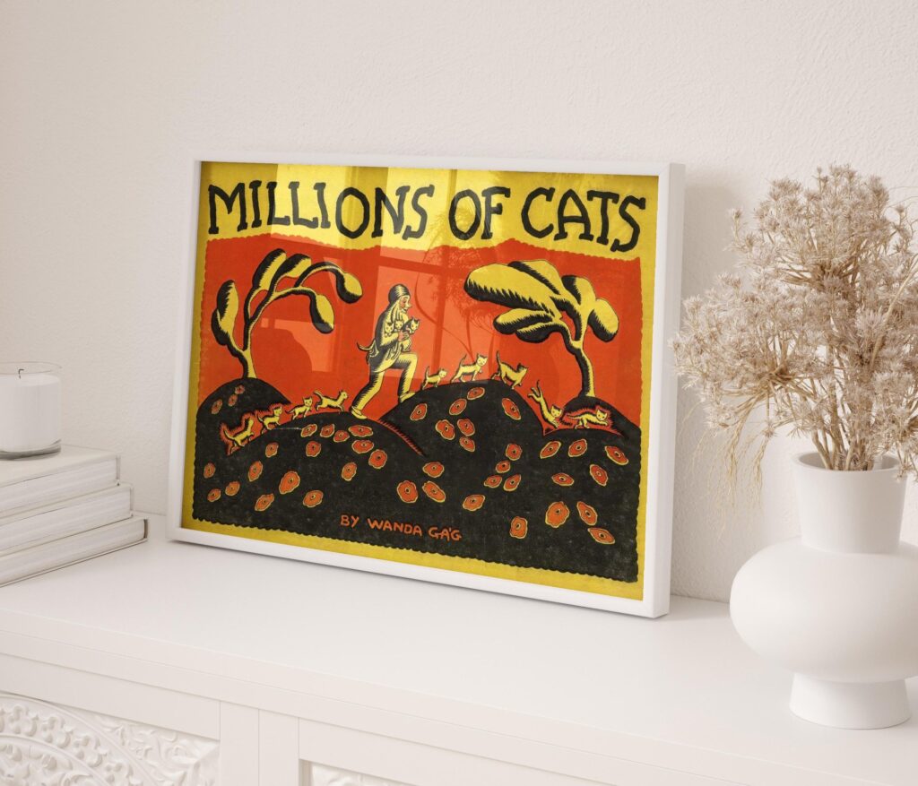Millions of Cats Vintage Print