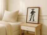 Modern Cowgirl Sketch Print