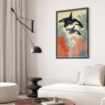 Orca Coastal Wall Art