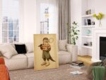 Otter Playing Badminton Print