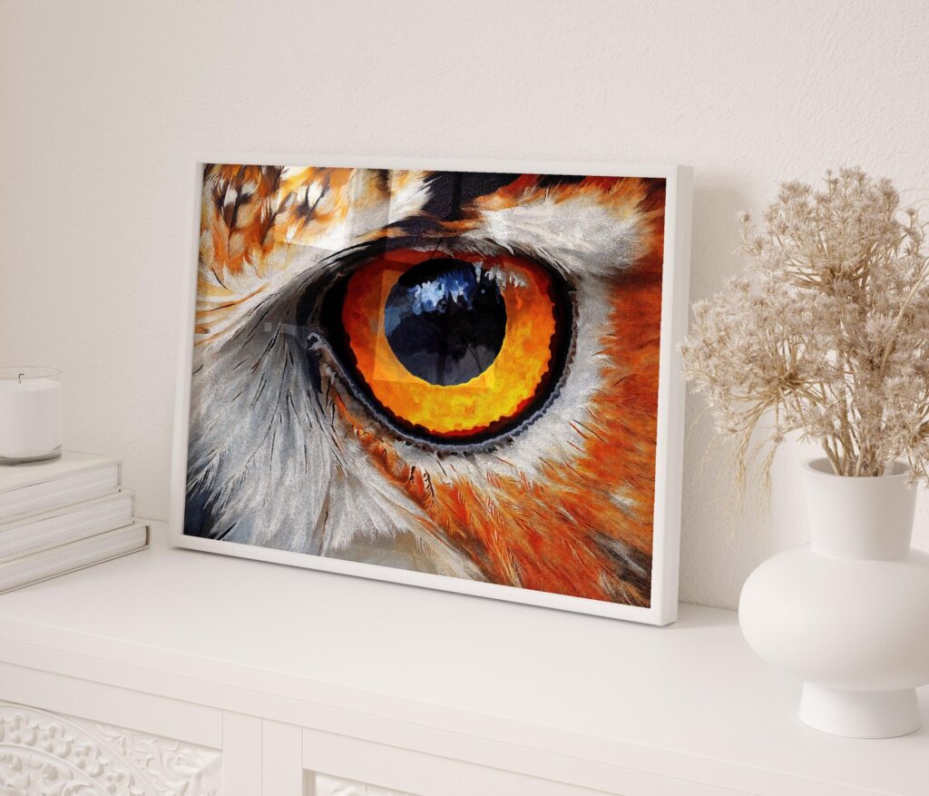 Owl Eye Art Print