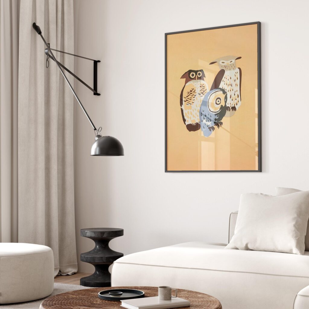 Owl Nursery Art Print