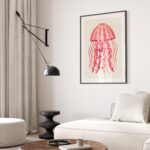 Pink Jellyfish Print