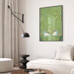 Pug Garden Print