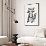 Raccoon Sketch Wall Art