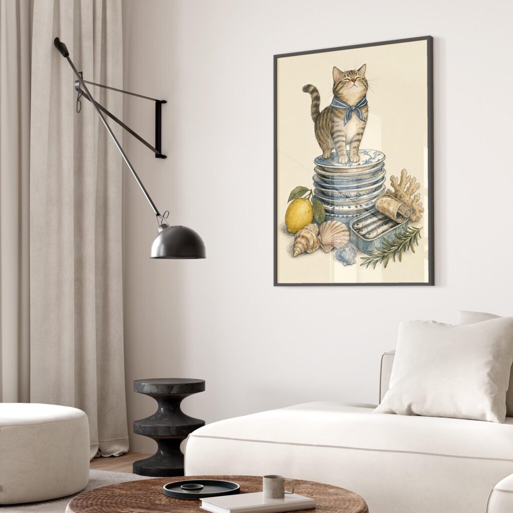 Sailor Cat Print