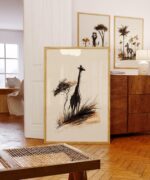 Set Of 3 Safari Art Prints