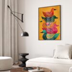 Stacked Ducks Art Print