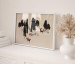 Stag and Deers Nursery Art Print