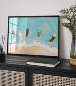 Surfing Cats Beach Print