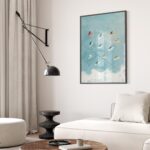 Surfing Dogs Art Print