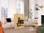 Tabby Tennis Cat Print