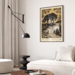 The Wolf And the Lamb La Fontaine Fable Art