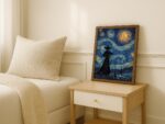 Van Gogh Starry Night Cowgirl Print