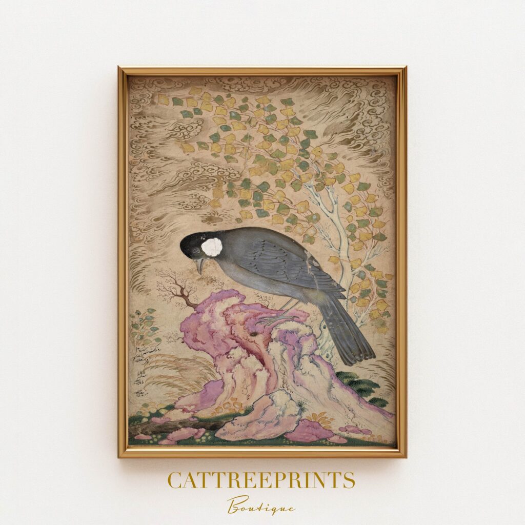 Vintage Bird Print