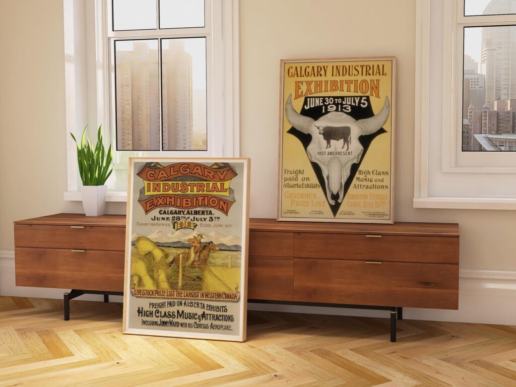 Vintage Calgary Exhibition Poster Set