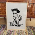 Vintage Cat Illustration Prints Set