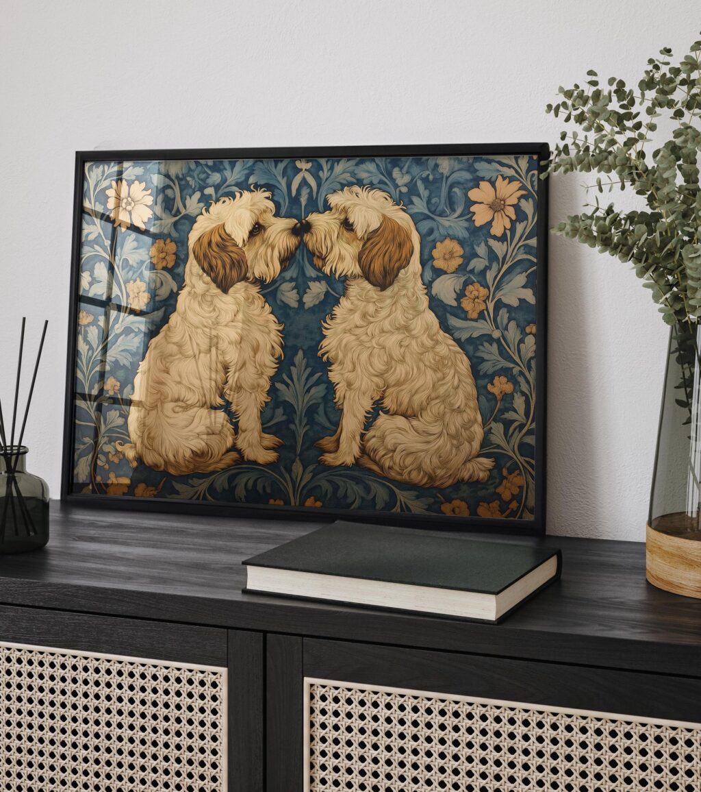 Vintage Dogs Art Print