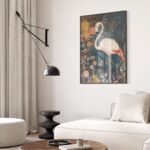 Vintage Flamingo Art Print