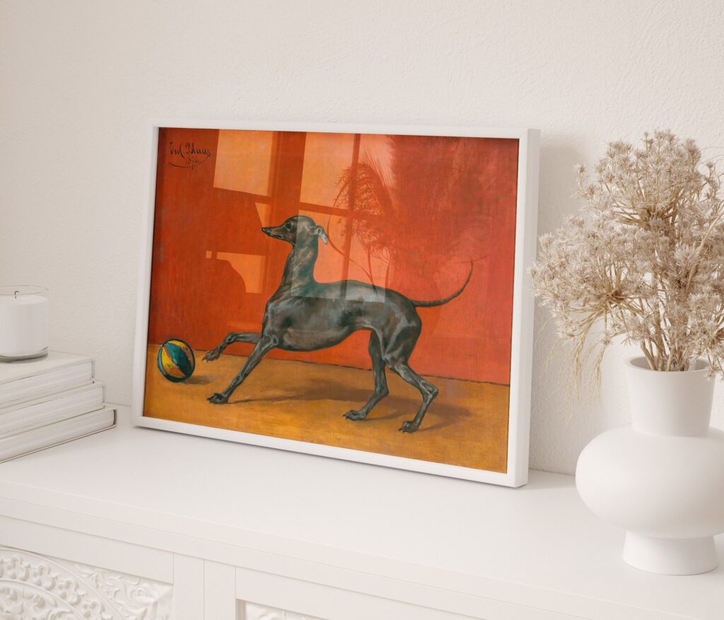 Vintage Greyhound Art Print