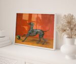 Vintage Greyhound Art Print