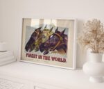 Vintage Horse Racing Print