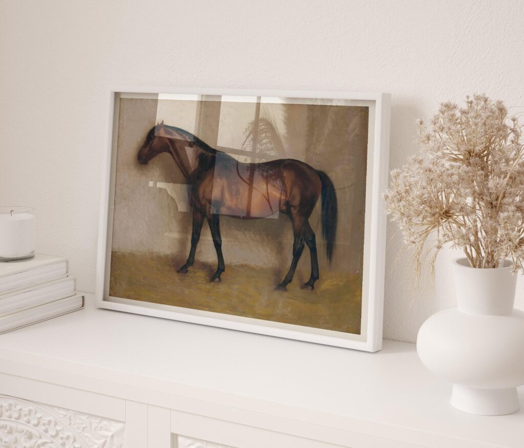 Vintage Horse Wall Art Print