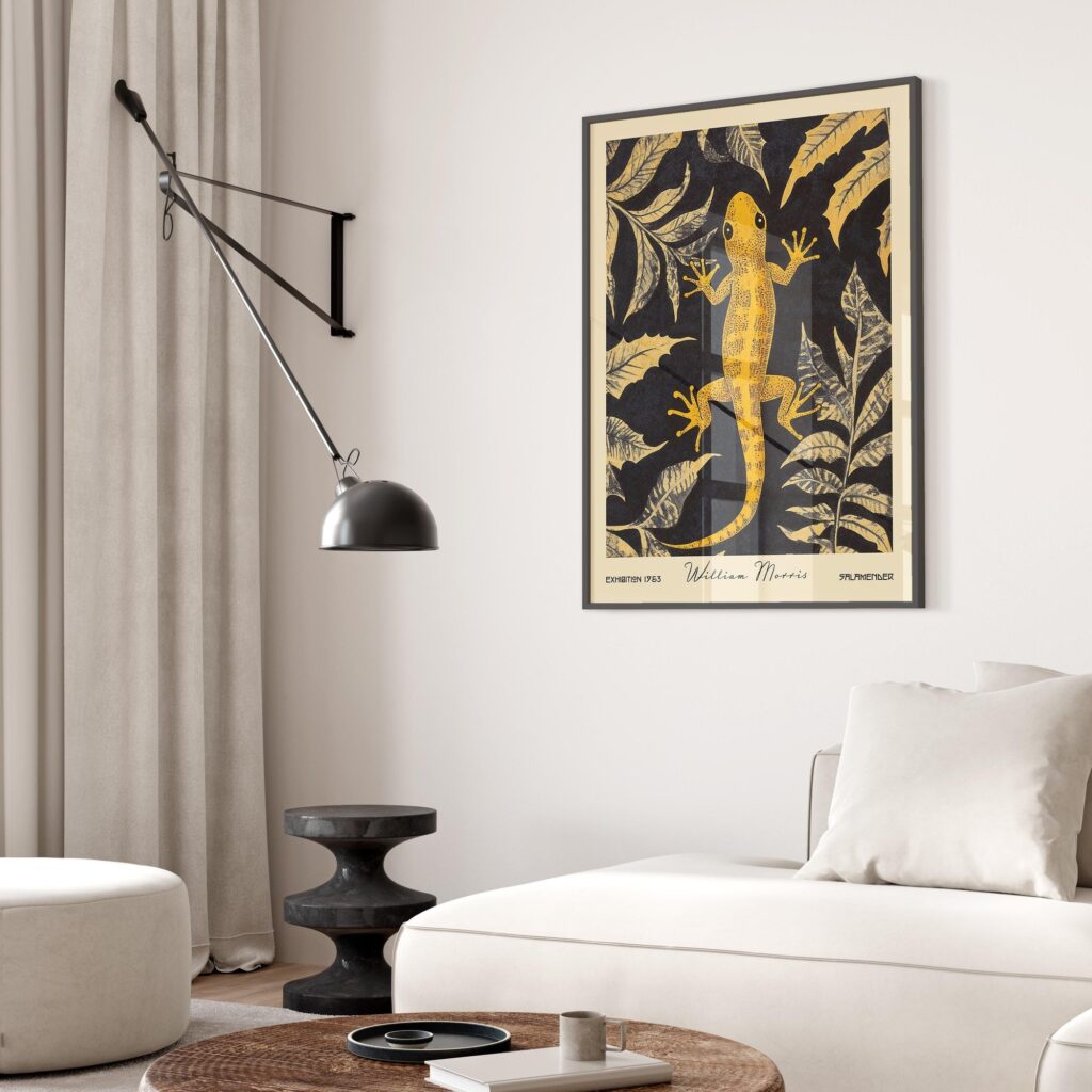 Vintage Salamander Art Print