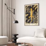 Vintage Salamander Art Print