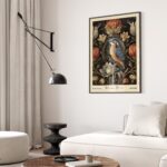 Vintage William Morris Kingfisher Print