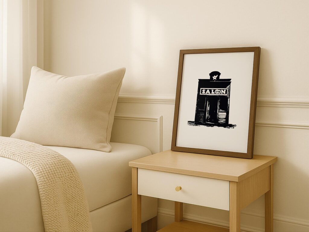 Western Saloon Print